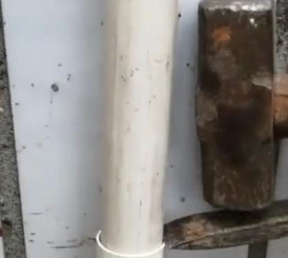 pvc管中間斷了拼接視頻分享，這個(gè)思路還是比較實(shí)用的！