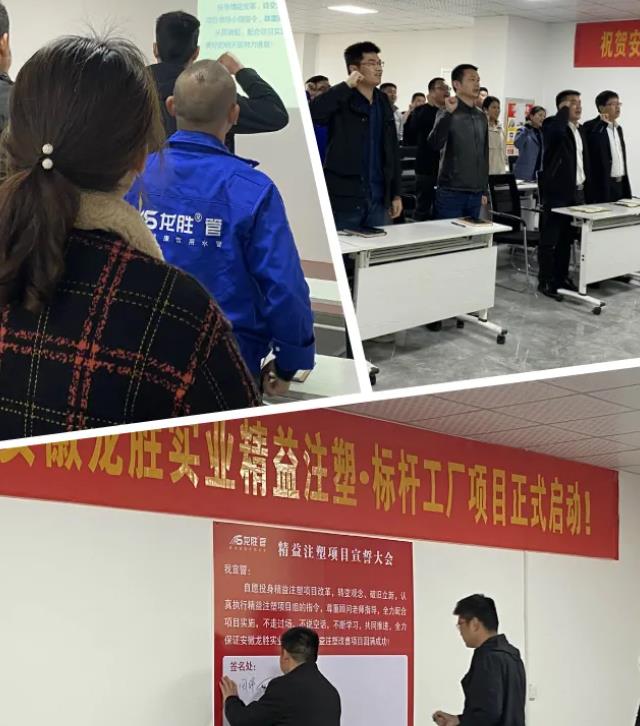 龍勝管業(yè)“精益注塑·標(biāo)桿工廠”項目正式啟動！